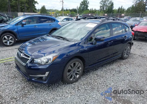 2016 Subaru Impreza 2.0I Sport Limited из США, поврежденный, VIN JF1GPAY63GH266817